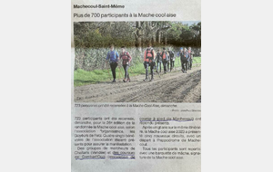 Arrticle dans Ouest-France 4 avril 2024