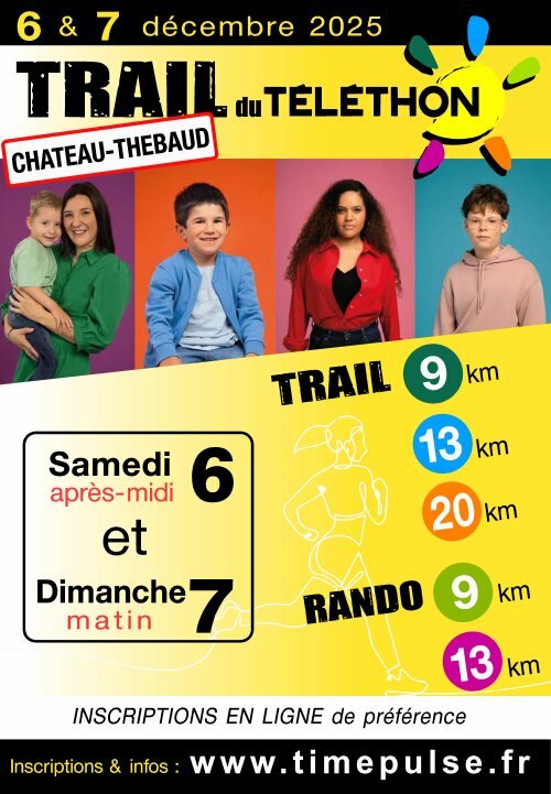 TELETHON Château-Thébaud - départ dim 7h45