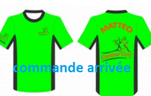 Arrivée des maillots